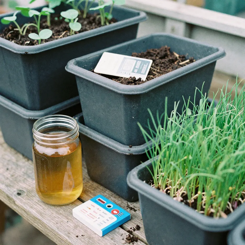 Close-up view of healthy soil structure