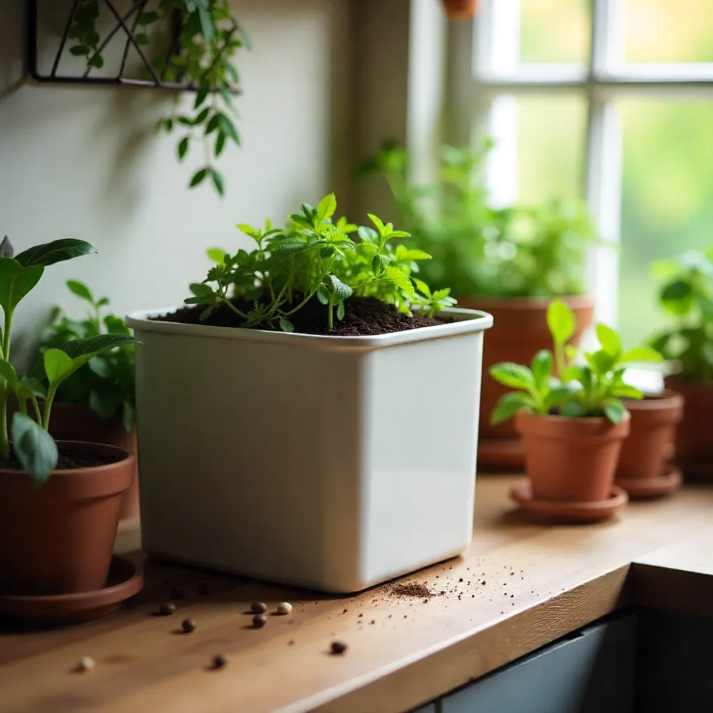 Springtails in compost environment